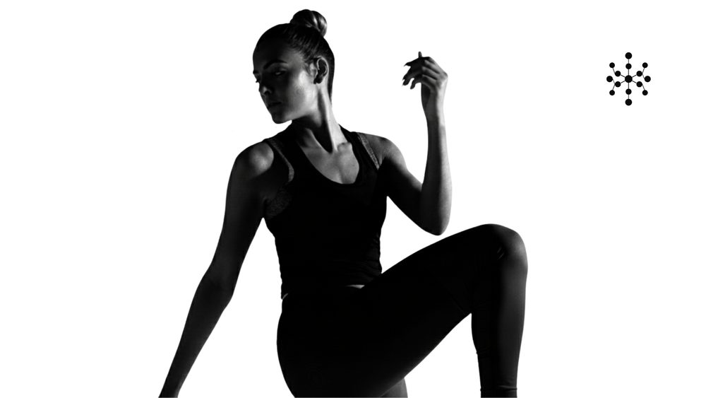 The Form Science node mark beside a silhouetted athlete